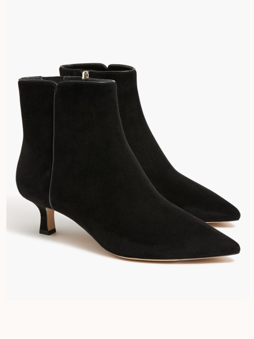NEW J. Crew Pointy Toe Microsuede Ankle Boots